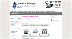 Desktop Screenshot of judaicasavings.com